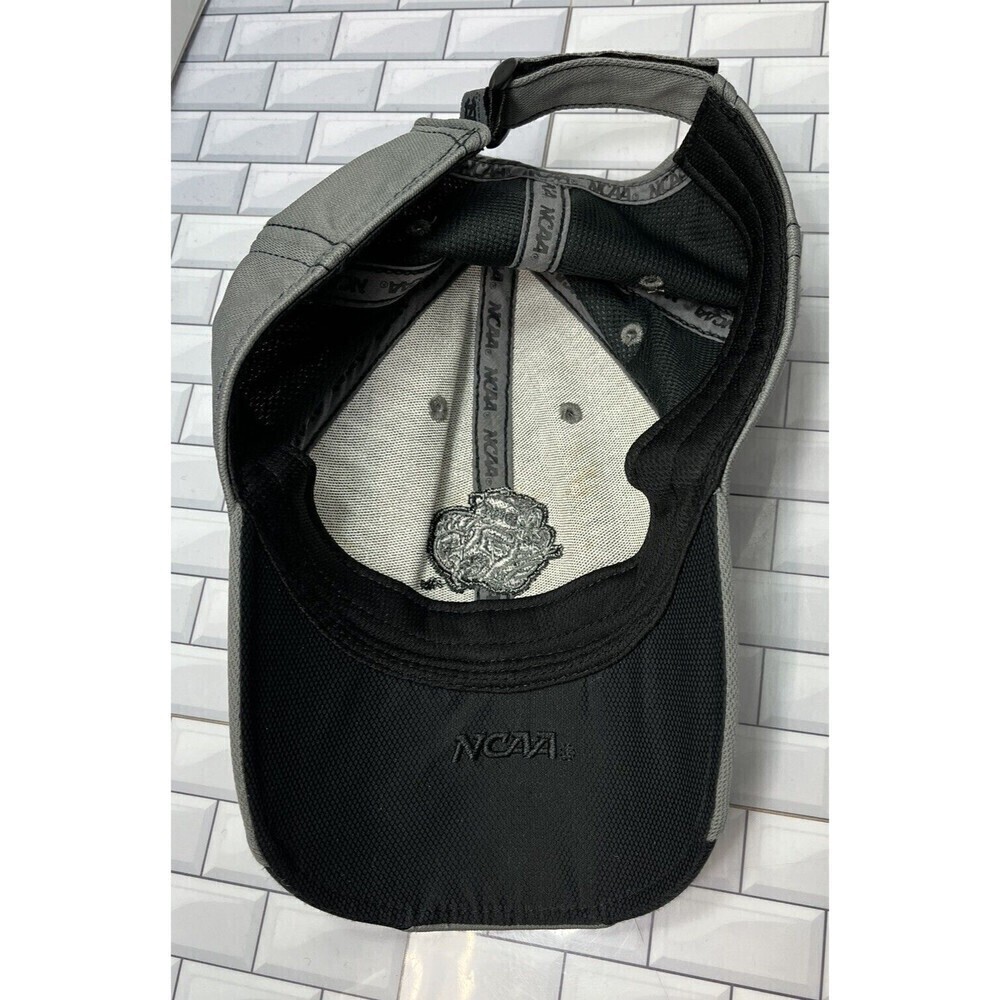 NCAA North Carolina Tar Heels Hat Cap Strap Back Gray/Black Basketball UNC Mens - Picture 8 of 9